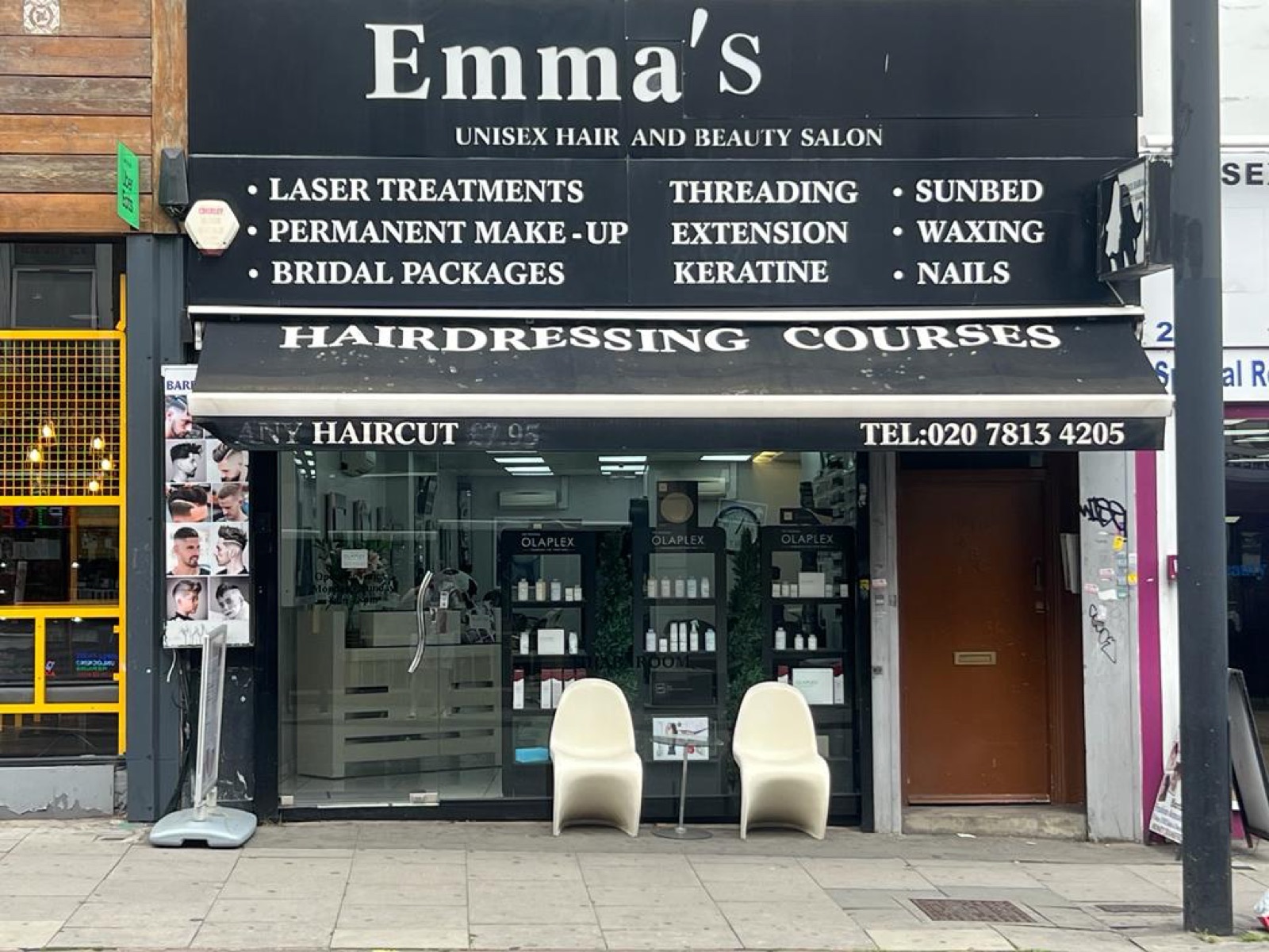 Emma’s Nw6 Unisex Hair and Beauty Salon ltd in Kilburn London